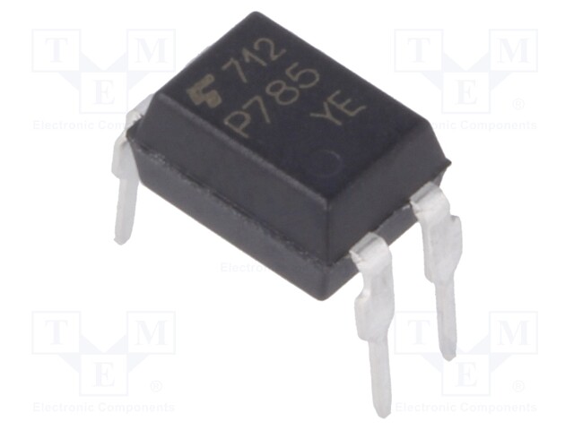 Optocoupler; THT; Channels: 1; Out: transistor; Uinsul: 5kV; Uce: 80V