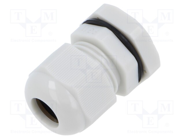 Cable gland; PG11; polyamide; light grey