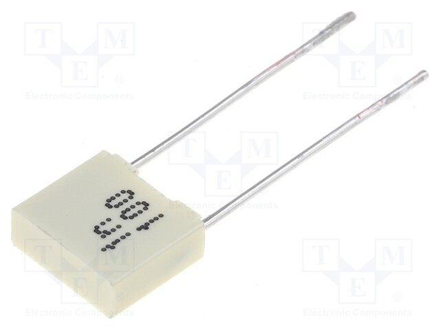 Capacitor: polyester; 1nF; 63VAC; 100VDC; Pitch: 5mm; ±10%