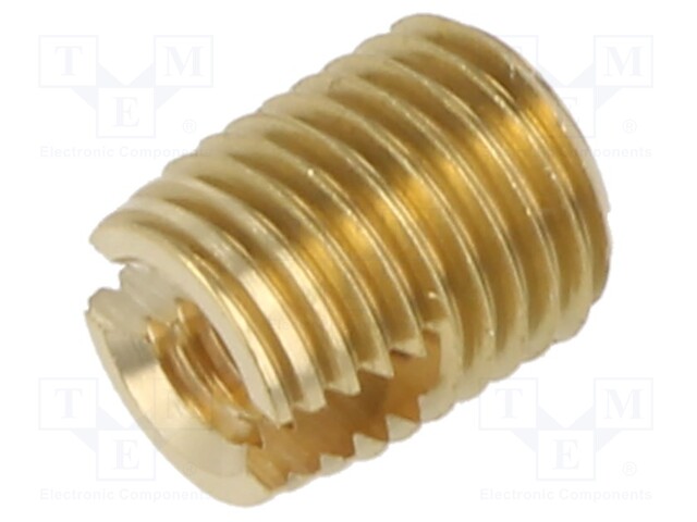 Threaded insert; brass; without coating; M4; BN: 903