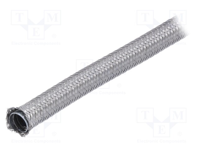 Protective tube; ØBraid : 16mm; galvanised steel; L: 30m; EMC; IP40
