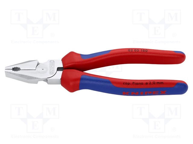 Pliers; universal; 180mm