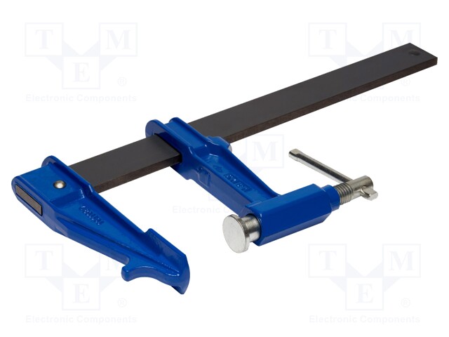 Parallel clamp; with thumbwheel; Grip capac: max.600mm; D: 120mm