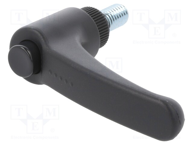 Lever; adjustable; Thread len: 30mm; Lever length: 63mm; -30÷130°C