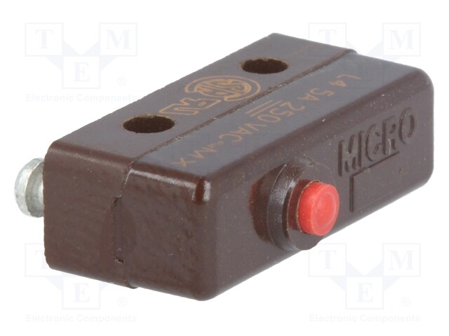 Microswitch SNAP ACTION; without lever; SPDT; 5A/250VAC; Pos: 2