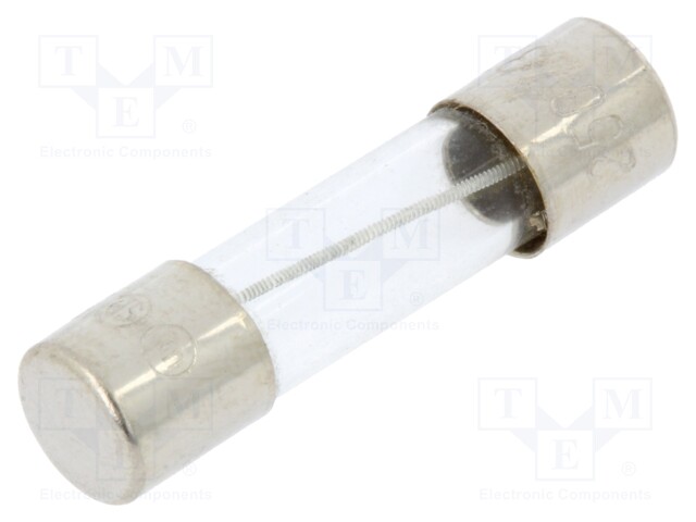 Fuse: fuse; 315mA; 250VAC; glass; 20x5.2mm; brass; bulk