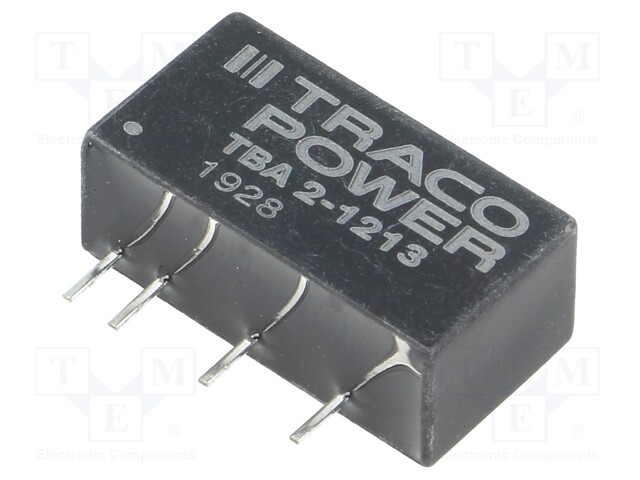 Converter: DC/DC; 2W; Uin: 10.8÷13.2V; Uout: 15VDC; Iout: 130mA; SIP7