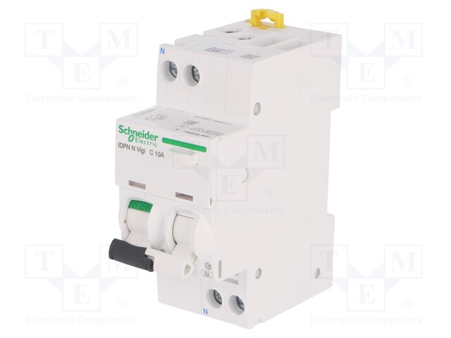 RCBO breaker; Inom: 25A; Ires: 30mA; Max surge current: 3kA; DIN