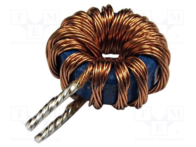 Inductor: wire; THT; 15uH; 10A; 8.56mΩ