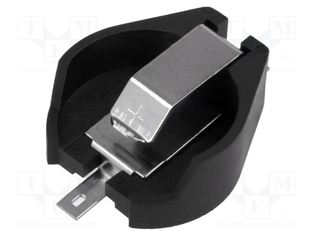 Socket; Mounting: SMT,horizontal; Batt.no: 1; Ø: 20mm; 9.9mm