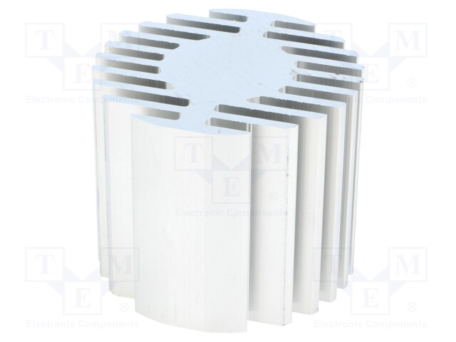 Heatsink; LED; Ø: 60mm; H: 50mm