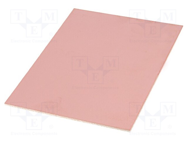 Laminate; FR4; 1.5mm; L: 100mm; W: 75mm; Coating: copper