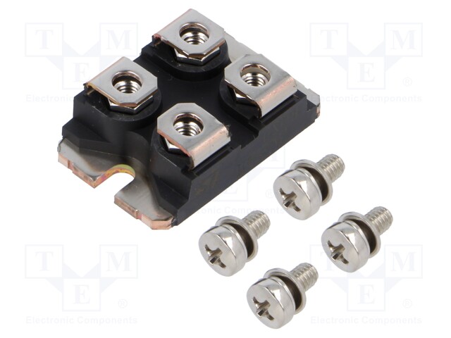 Module: diode; double independent; 200V; If: 50Ax2; ISOTOP; screw