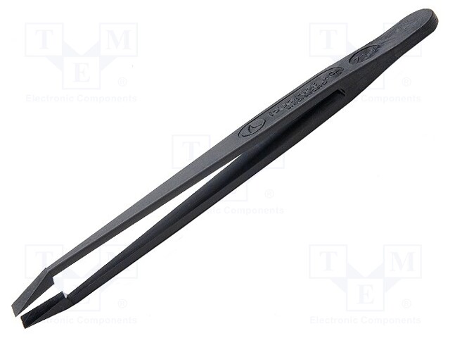 Tweezers; non-magnetic,high rigidity; Tip width: 7.7mm; ESD