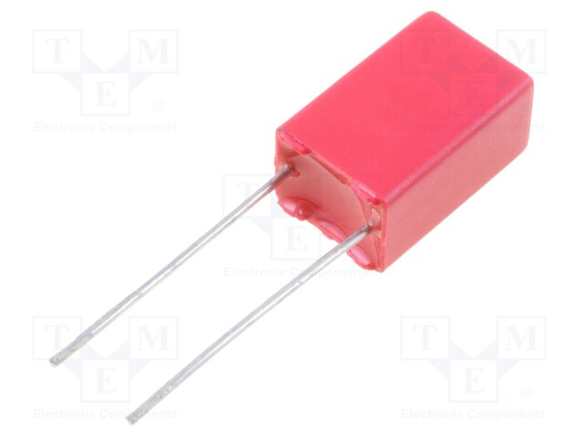 Capacitor: polyester; 10nF; 220VAC; 630VDC; Pitch: 5mm; ±10%