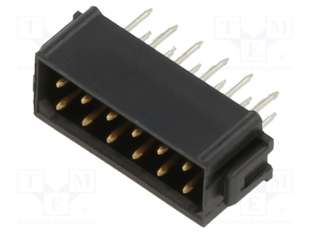 Socket; PCB-cable/PCB; male; Datamate L-Tek; 2mm; PIN: 12; THT; 800V