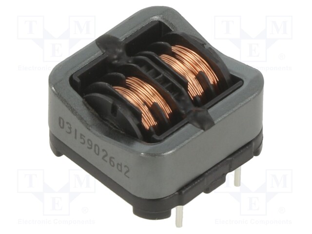 Inductor: wire; THT; 159mH; 300mA; 2.85Ω; -25÷120°C; 250VAC