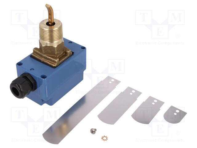 Module: signalling device; Control.param: fluid flow; OUT 1: SPDT