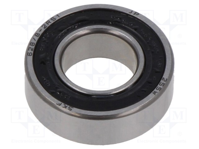 Bearing: single row deep groove ball; Øint: 8mm; Øout: 16mm; W: 5mm