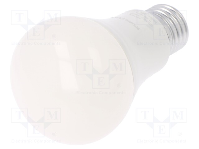 LED lamp; warm white; E27; 220/240VAC; 1055lm; 11.5W; 160°; 2700K