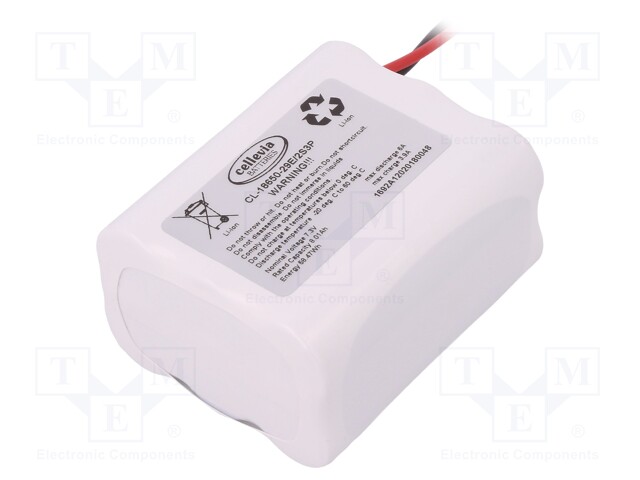 Re-battery: Li-Ion; Cell: SAMSUNG; MR18650; 7.3V; 8000mAh; 150mm