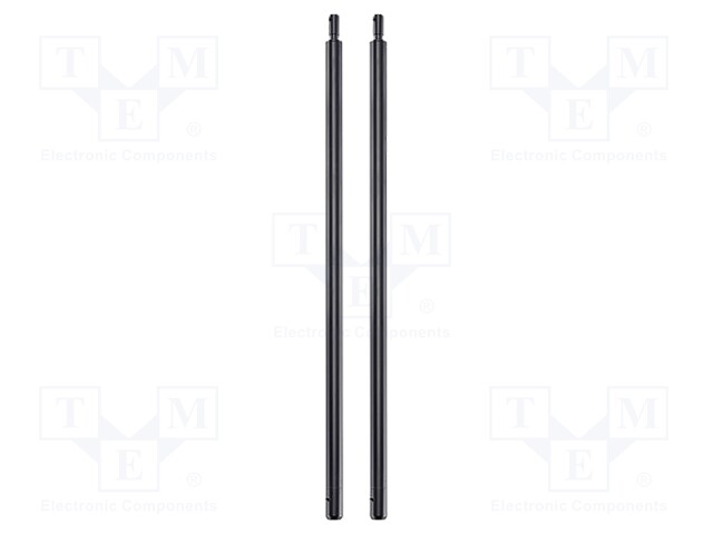 Telescope; 80g; Dim: 475x16x16mm; black; flow probe; L: 0.4÷0.9m