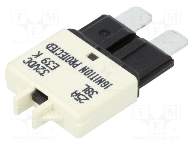 Fuse: fuse; 25A; 32VDC; automotive; 19.75mm