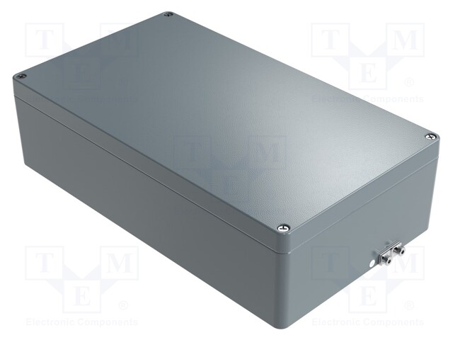 Enclosure: multipurpose; X: 230mm; Y: 400mm; Z: 111mm; aluminium