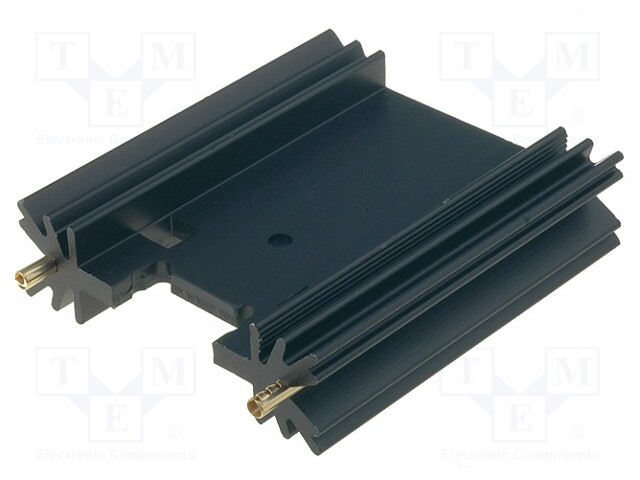 Heatsink: extruded; TO220,TO3P; black; L: 50.8mm; W: 45mm; H: 12.7mm