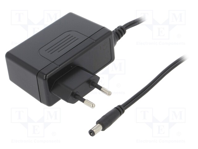 Power supply: switched-mode; 12VDC; 4.5A; Out: 5,5/2,1; 54W; 88%