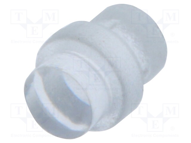 Light Pipe, 2.5 mm, 1 Pipes, Circular with Flat Top, Press Fit, Panel, Transparent, PLP1 Series