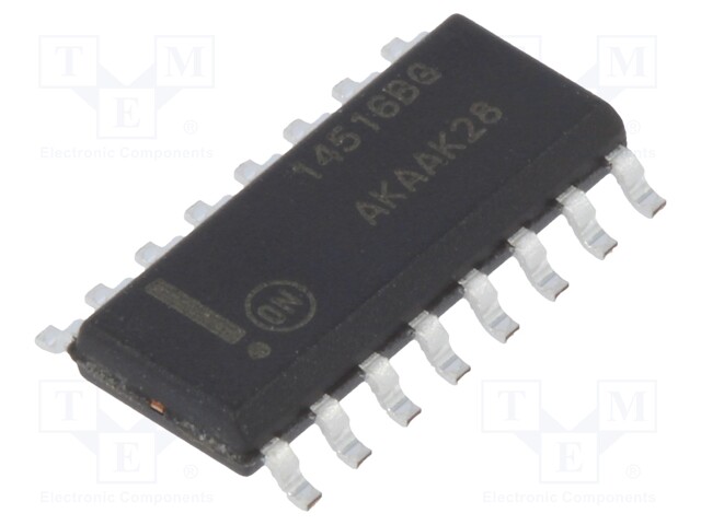 IC: digital; 4bit,binary counter; Channels: 1; SMD; SO16; 3÷18VDC