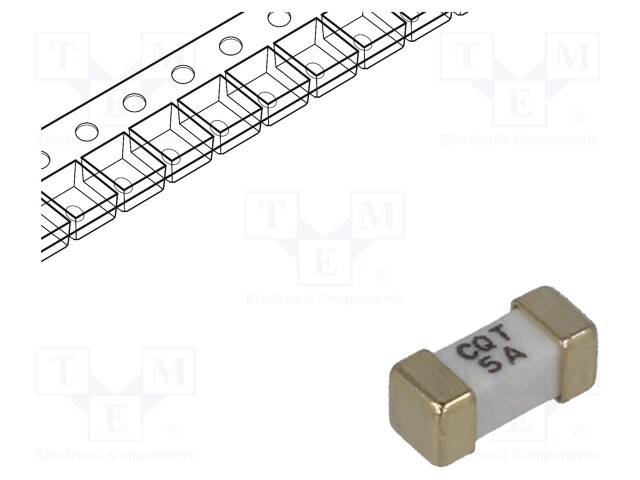 Fuse: fuse; 5A; 125VAC; 125VDC; SMD; ceramic; 6,1x2,6x2,6mm