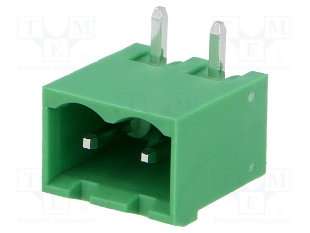 Pluggable terminal block; 5.08mm; ways: 2; angled; socket; male