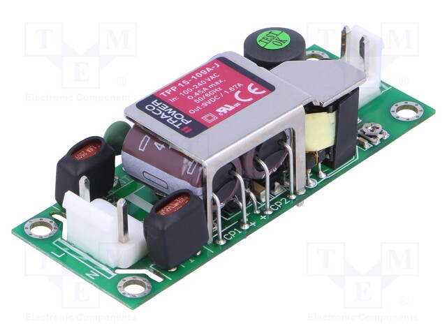 Power supply: switched-mode; 15W; 120÷370VDC; 85÷264VAC; OUT: 1