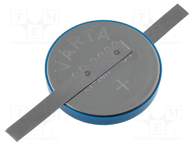 Battery: lithium; 3V; CR2032,coin; soldering lugs; Ø20x3.2mm