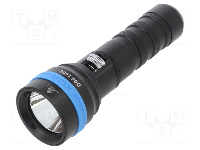 Torch: LED diving; L: 152mm; 10/1600lm; Ø: 29÷45mm; IPX8