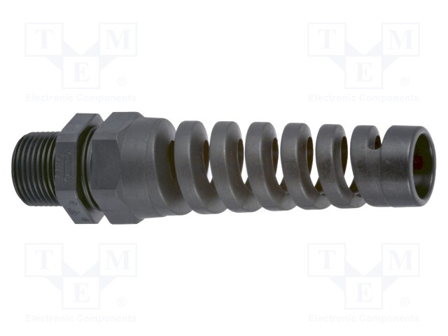 Cable gland; with strain relief; PG11; IP68; Mat: polyamide; black