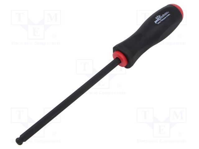 Screwdriver; hex key,spherical; HEX 8mm; Blade length: 162mm