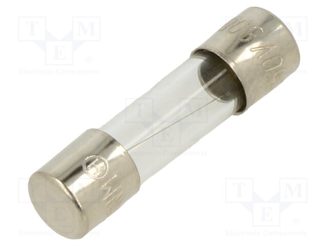 Fuse: fuse; 800mA; 250VAC; glass; 20x5.2mm; bulk