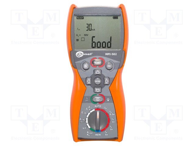 Meter: appliance meter; LCD; VAC: 0÷500V; Interface: Bluetooth