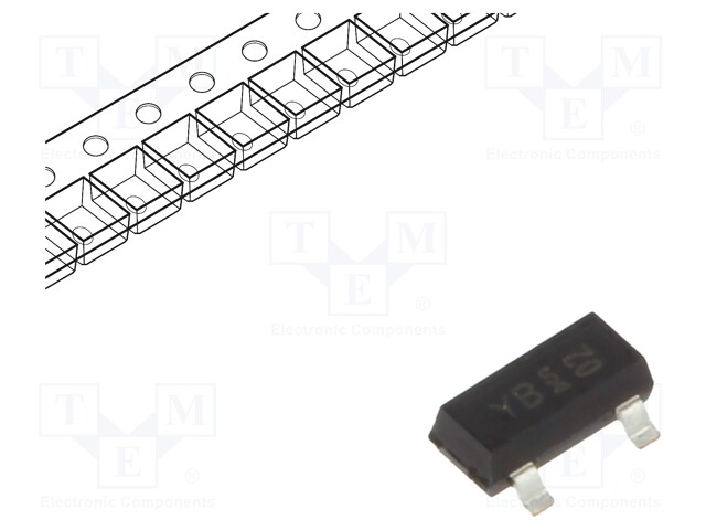 Transistor: P-MOSFET; unipolar; -60V; -0.14A; 0.36W; PG-SOT23