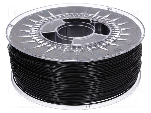 Filament: ABS+; 1.75mm; black; Printing temp: 230÷240°C; 1kg