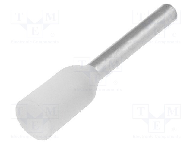 Bootlace ferrule; insulated; copper; Insulation: polypropylene