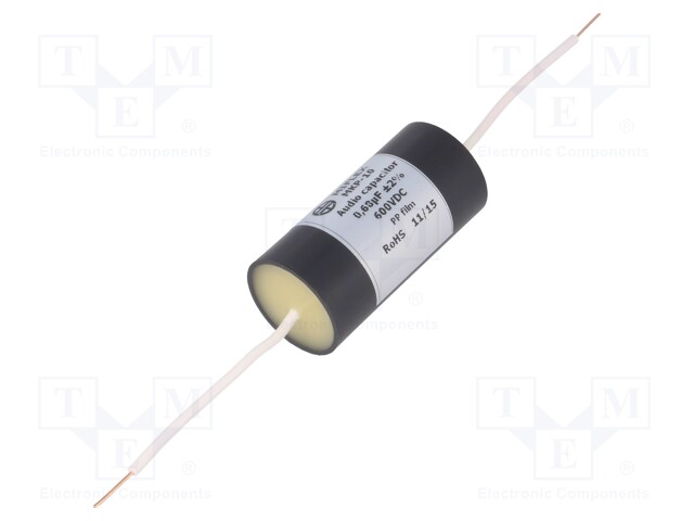 Capacitor: polypropylene; 680nF; 600VDC; ±2%; Ø25x51mm; -25÷85°C