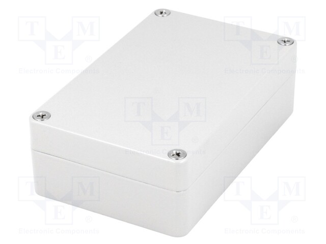 Enclosure: multipurpose; X: 80mm; Y: 125mm; Z: 40mm; aluminium; IP67