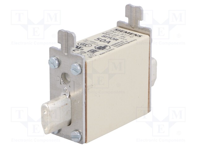 Fuse: fuse; gS; 50A; 690VAC; 440VDC; industrial; NH000; SENTRON