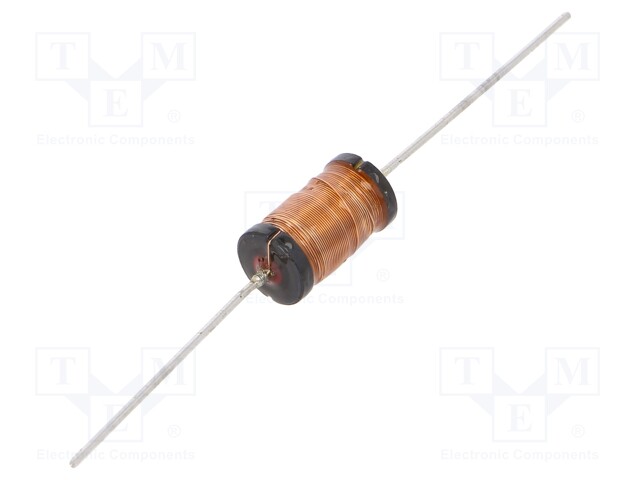 Inductor: wire; THT; 3.3mH; 0.345A; 6.52Ω; Ø7.5x16mm; ±5%; Q: 55