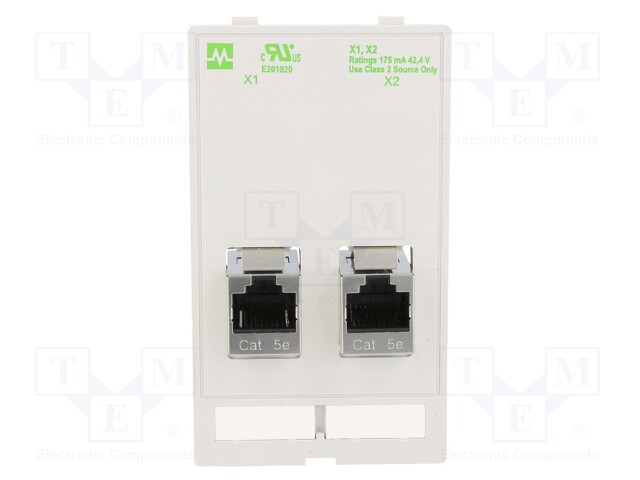 Panel interface; 48VAC; 48VDC; 1A; Mounting: on panel; IP20; 32mm