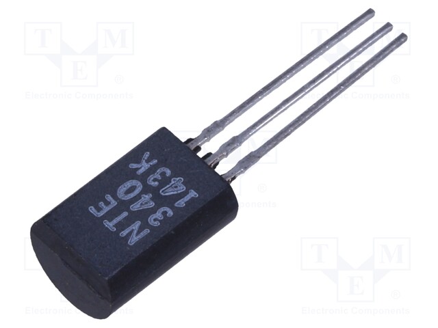 Transistor: NPN; bipolar; 35V; 0.5A; 0.6W; TO92